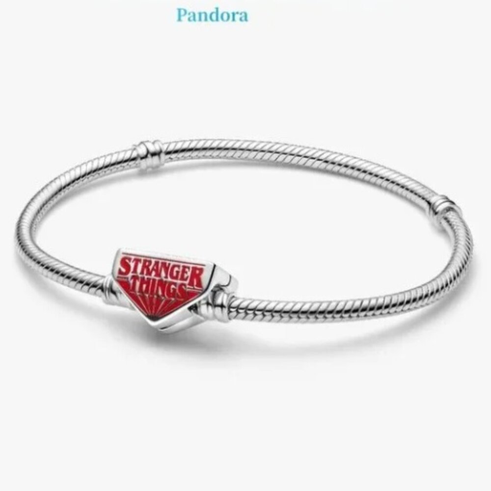 Pandora Stranger Things Clasp Snake Chain Bracelet